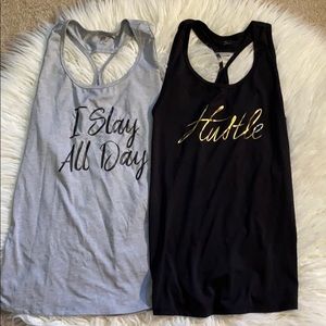 Lot of 2 workout tanks